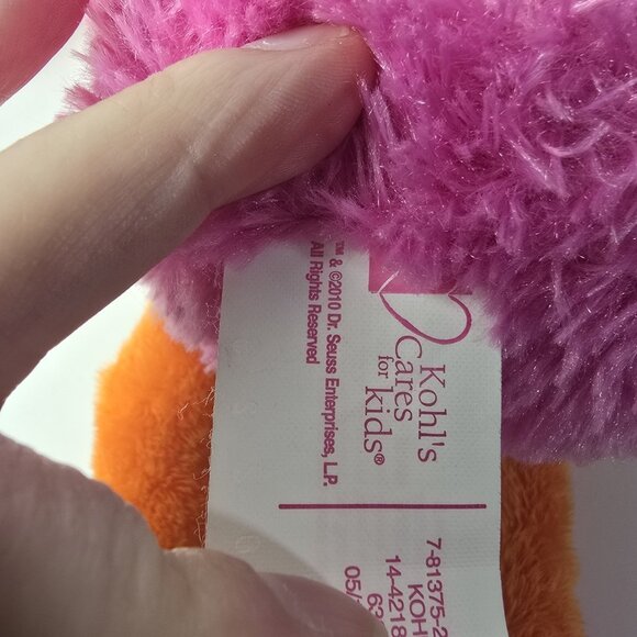 Dr Seuss Plush Wocket in My Pocket Kohls Cares for Kids Stuffed Animal 2010 18in - Picture 9 of 10
